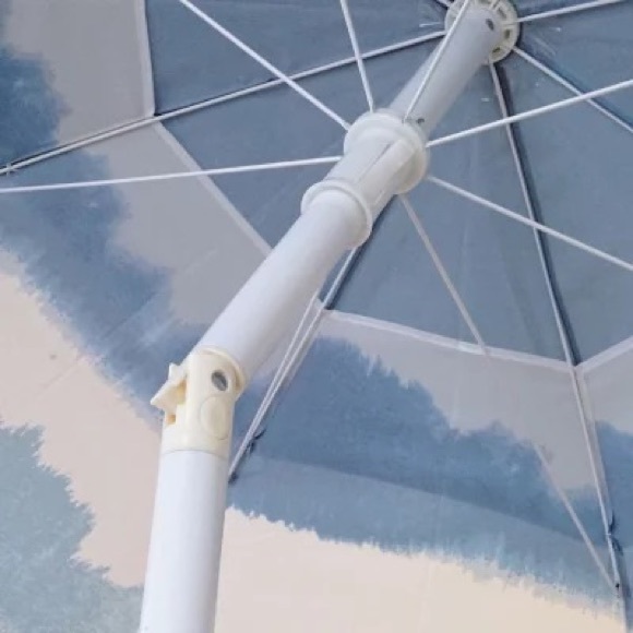 Nautica Beach Umbrella 7' of Full Coverage UPF 50+ Sun Protection Tie Dye - Picture 3 of 7